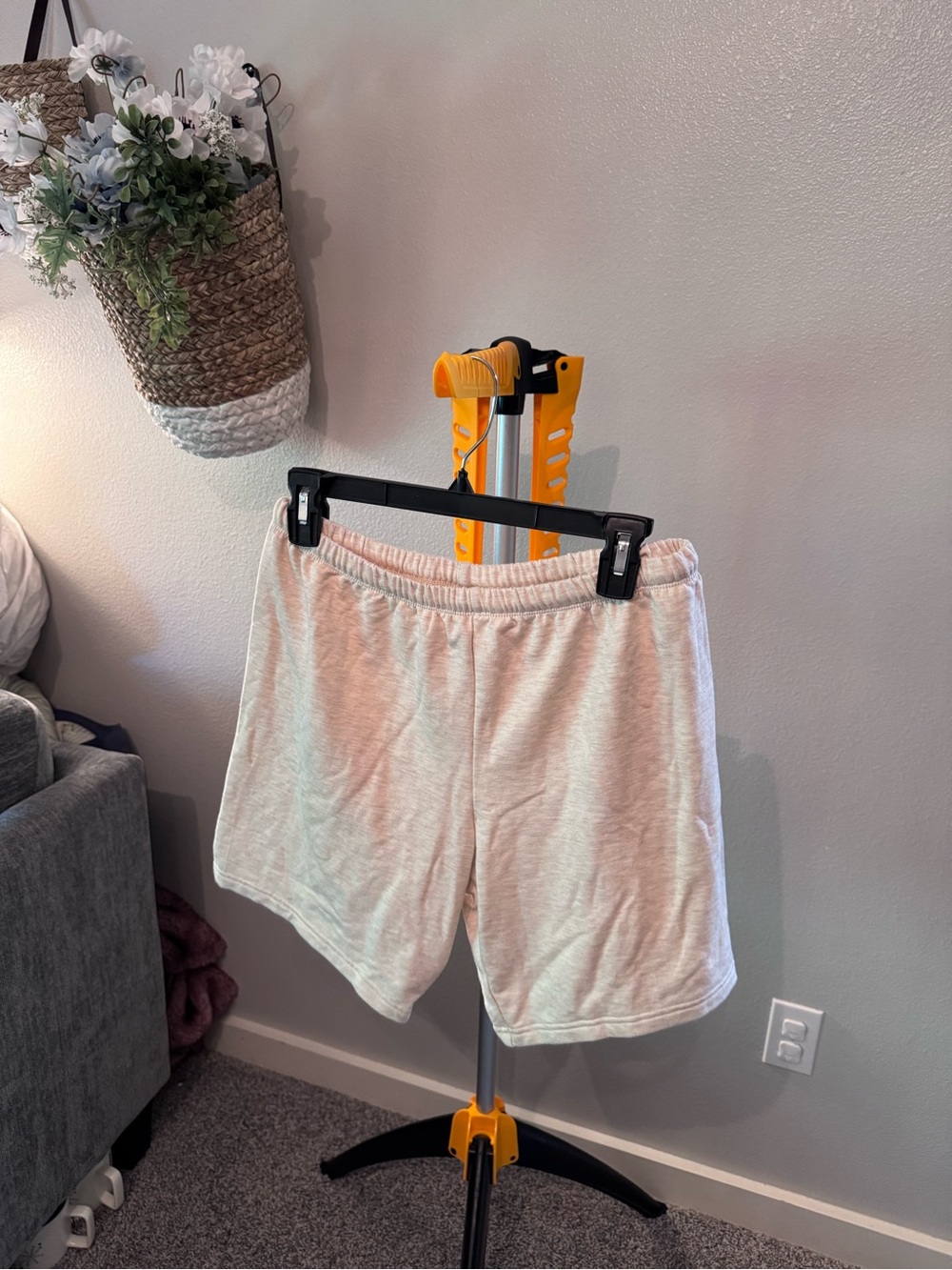 aerie Super Soft Light Cream Lounge Athletic Shorts